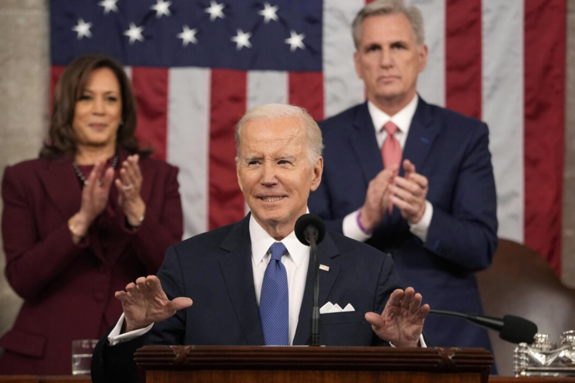 États-Unis: face au Congrès, Joe Biden promet de «finir le travail» et mise sur sa réélection